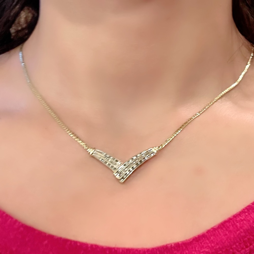 10k Gold Diamond Necklace